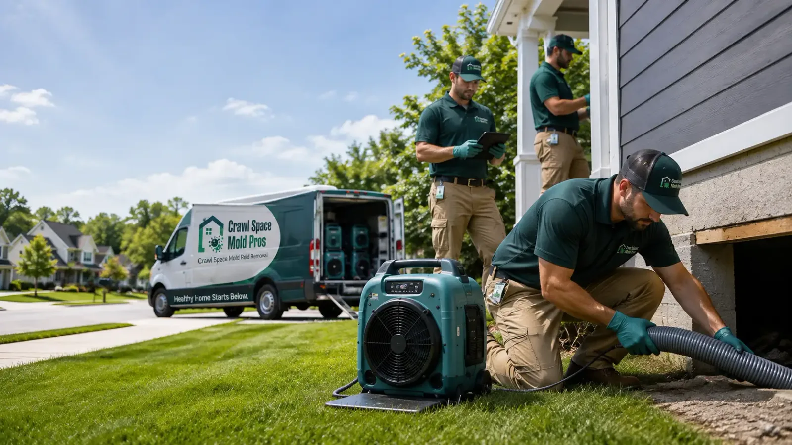 Crawl Space Mold Removal in Francesville, IN